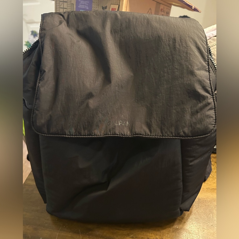 Black Calpak Diaper Bag Backpack